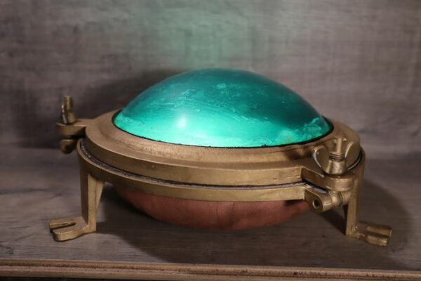 Deckenlampe, Schiffslampe, Wandlicht - Bronze, Kupfer - Zweite Hälfte des 20. Jahrhunderts
