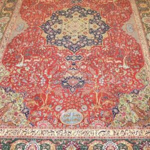 Teppich, Tavakuli Tabriz 336 x 500 cm - Wolle, Seide auf Seide - Zweite Hälfte des 20. Jahrhunderts