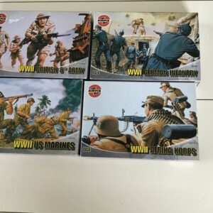 Airfix - Spielzeugsoldaten WW2 US Marines, British 8th Army, Afrika Korps - WW1 German Infantry - 1940-1949 - Deutschland