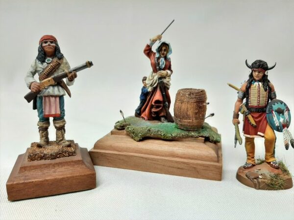 Inconnu à Identifier - Figur Amérindiens et colons - Scène - Old West - 2000-heute