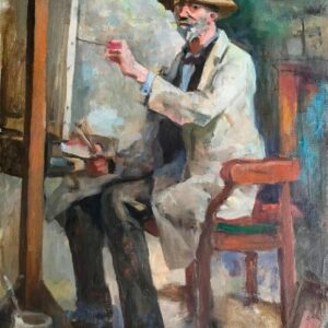 Adriaan de la Rivière (1857-1941), attributed to - Zelfportret