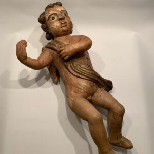 Skulptur, Putto (1) - Volkskunst - Holz - 19. Jahrhundert