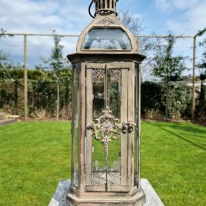 Laterne - Glas, Metall - kürzlich