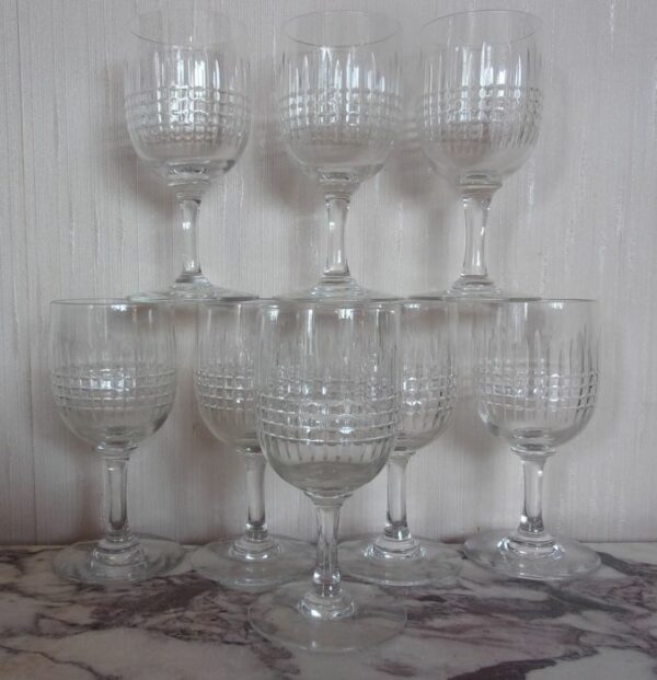 Baccarat - Nancy Modell Weißweinglas (8) - Kristall