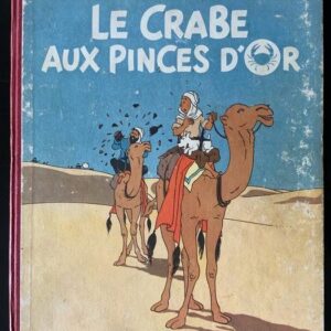 Tintin T9 - Le crabe aux pinces d’or (B1) - C - Neuauflage - (1947)