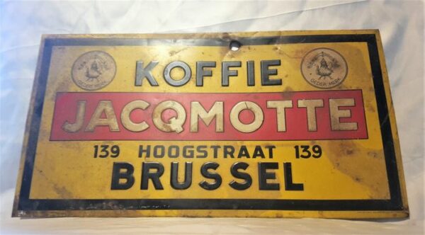 Plakatkaffee Jacqmotte - Stahlblech
