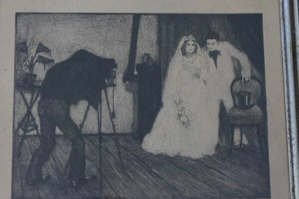 Two etchings - Stefan Eggeler(1894-1969) - Puppenspieler