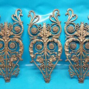 3 Zierbronztafeln - Napoleon III - 19 - Napoleon III. - Bronze - 19 ..