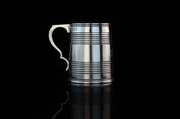 Antike viktorianische kleine Tasse - .925 Silber - Robert Harper - England - 1870