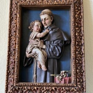 Relief - Saint Anthony with baby Jesus (1) - Piece - Ende des 18. Jahrhunderts