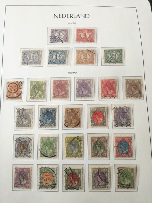 Niederlande 1852/1998 - Collection in three Leuchtturm albums