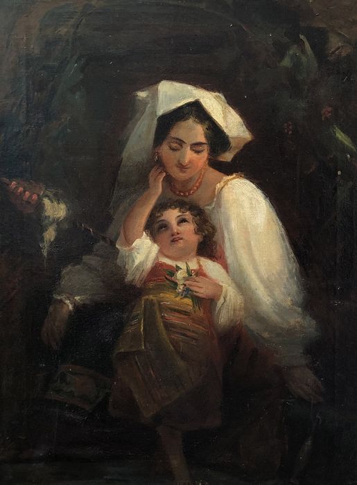Anonimo XIX scuola italiana - Maternità