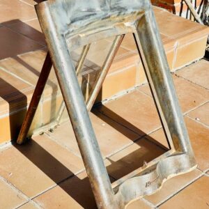 Altes Oberlicht - Eisen (Gusseisen/ Schmiedeeisen), Glas - Zweite Hälfte des 20. Jahrhunderts