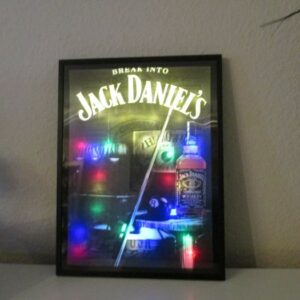 Jack Daniels Werbeschild 3D Leuchtkasten. - Aluminium