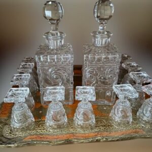 Baccarat - "Russischer" Likörservice (1) - Louis Philippe - Kristall