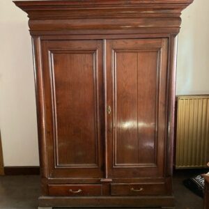 Kleidung / Aktenschrank - Louis Philippe - Eiche - Erste Hälfte des 19. Jahrhunderts