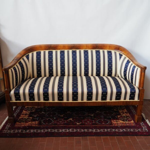 Sofa - Biedermeier - Wahrscheinlich Kirschholz - 19. Jahrhundert