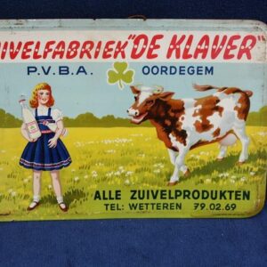 T.B. Sobi Brus - Zinnwerbeschild Milchfabrik "De Klaver" Oordegem