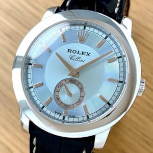 Rolex - Cellini Platinum "Blue Ice Glacier" - Ref. M5241/6 - Herren - 2000-2010