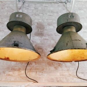 Deckenlampe, Loft Industrielampe mit Patina - Aluminium, Stahl