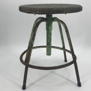 Hocker (1) - Industrial - Holz, Stahl