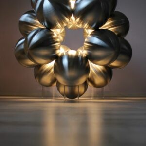 Marcel Simons - Teqdesign - Geometrisches Lichtobjekt - Dodecaëder 25 mat