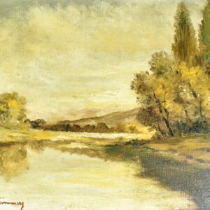 Emile Lammers (1914-1990) - Landschap met rivier