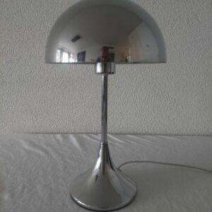 Chrom Pilz Tischlampe Schreibtischlampe Design Lampe (1)